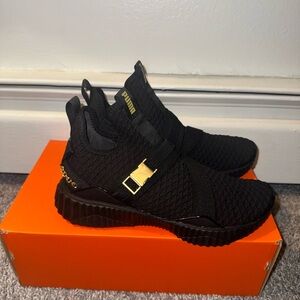 Puma Black Knit Sneakers